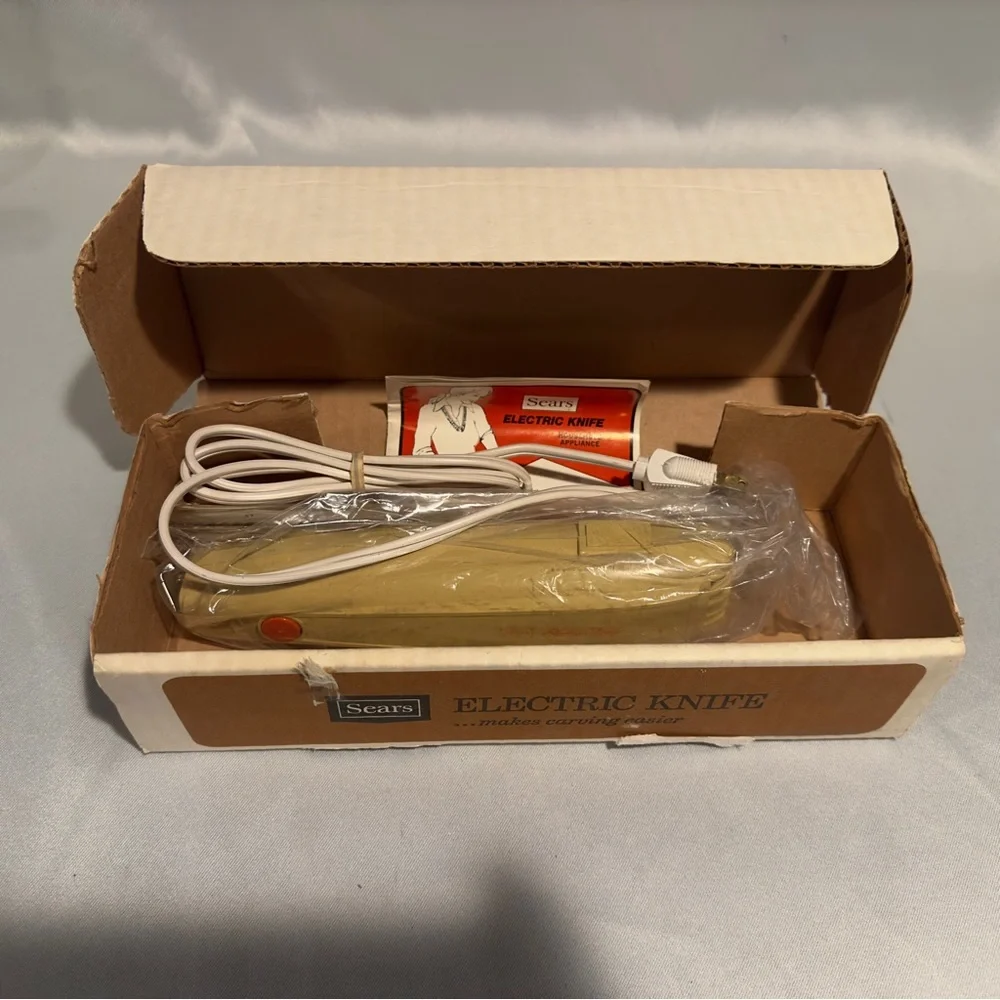 Vintage Electric Knife Meat Carving Tool 70s